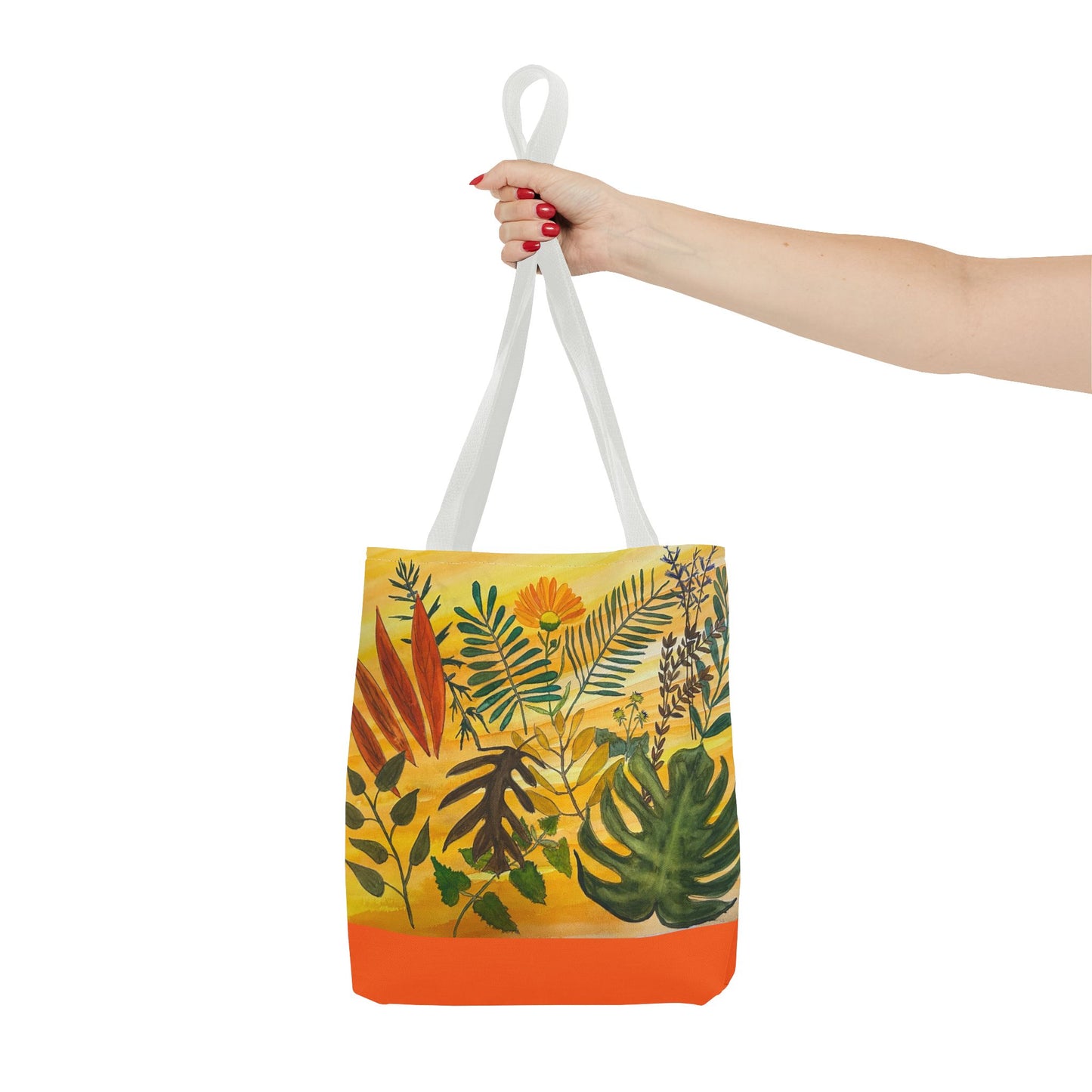 "Tropical Botanicals & Herbs" Tote Bag (AOP)