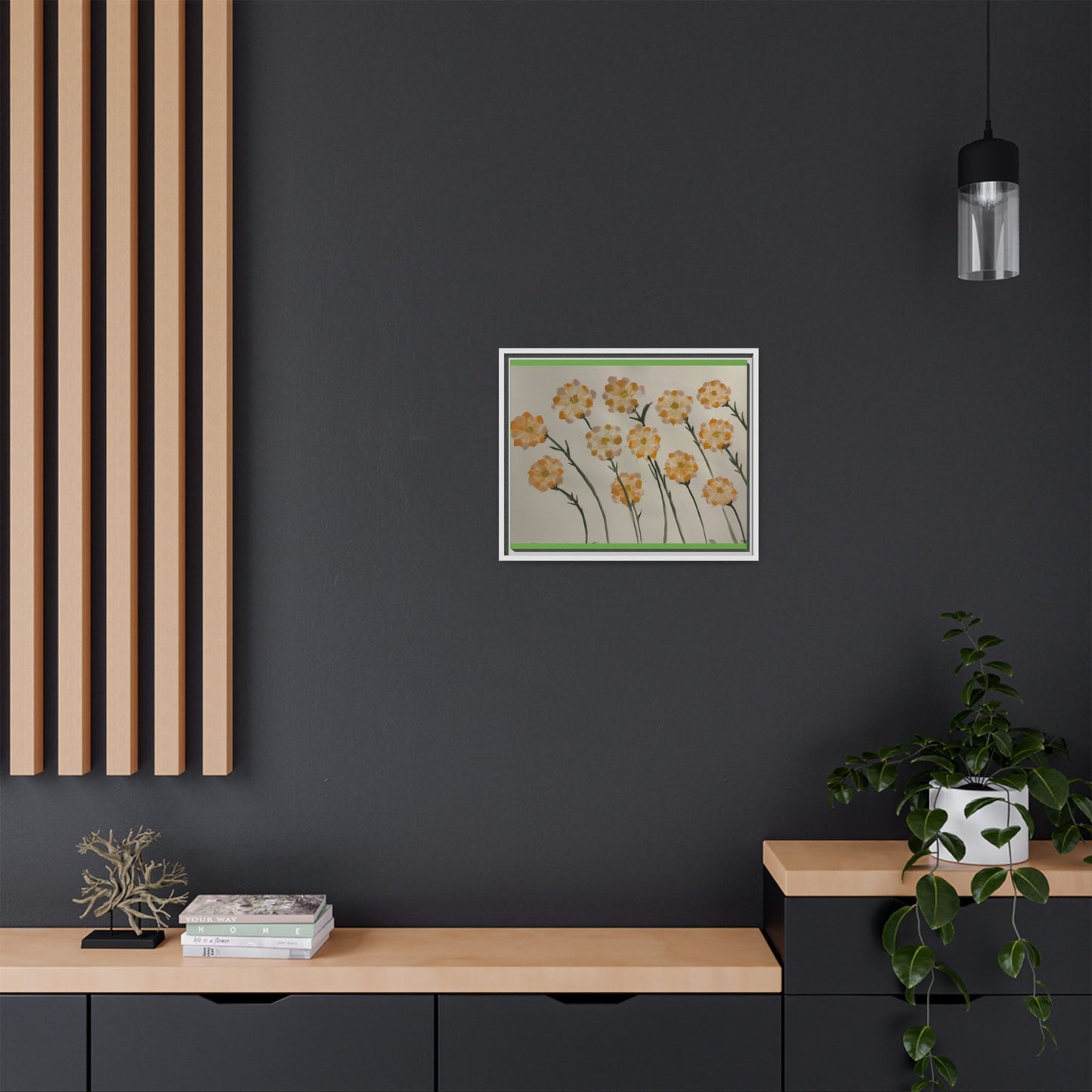Matte Canvas, Framed (Multi-color)